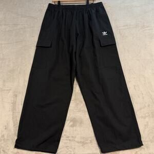 Adidas Cargo Pants Men’s Size XL Black Originals Woven Brand New